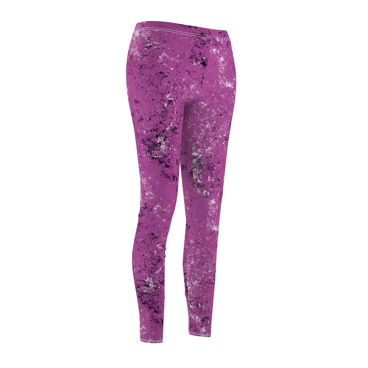 Grunge Collection - MAGENTA - Women's Cut & Sew Casual Leggings