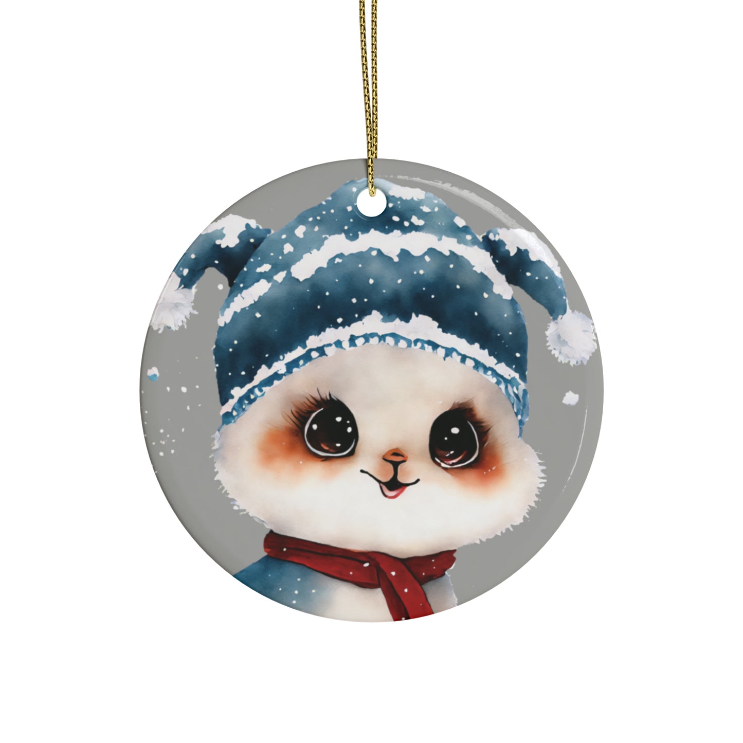 Woodland Creature | Ceramic Christmas Ornaments (1pcs, 5pcs, 10pcs, 20pcs) - 3
