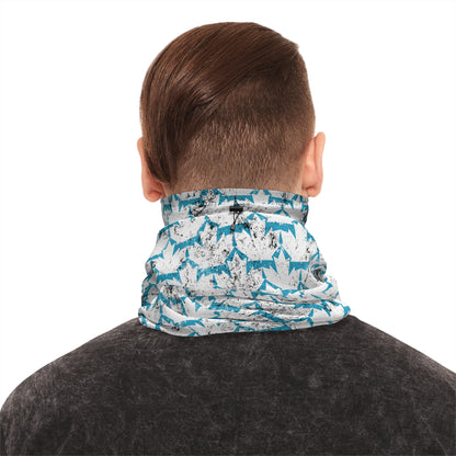 Grunge Maple Leaf Neck Gaiter – Canadian Style for Every Season