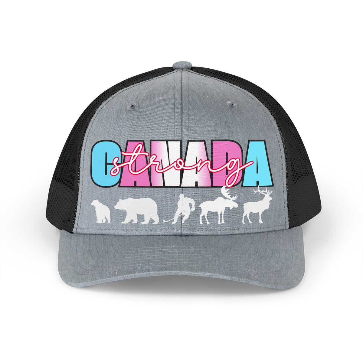 Trans CANADA Strong | Trucker Retro Snapback Hat
