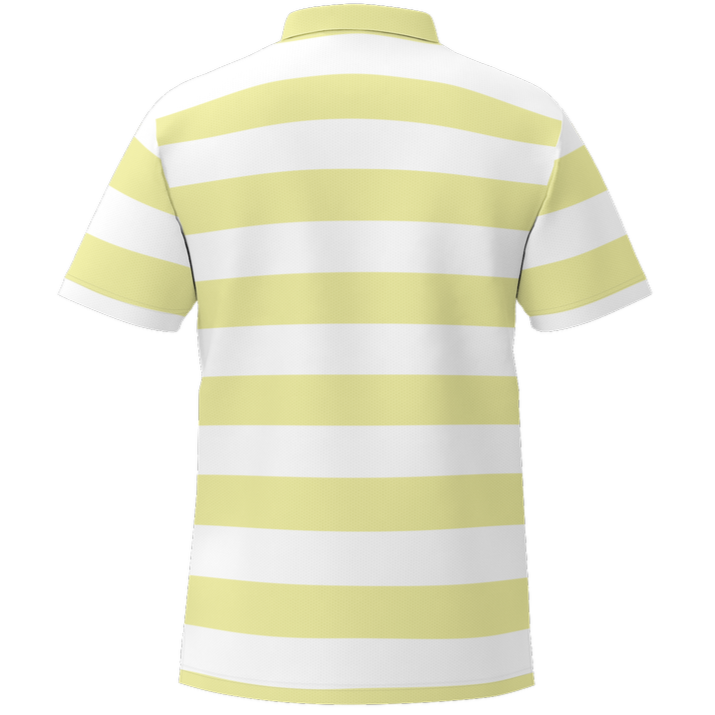 Canuck Golfer | Men’s  Eco-Friendly Performance Mesh Sports Polo Shirt – Breathable & Stylish - Back Only Print