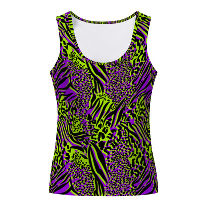 Animal Print - Women's Casual Sleeveless Top-Cami