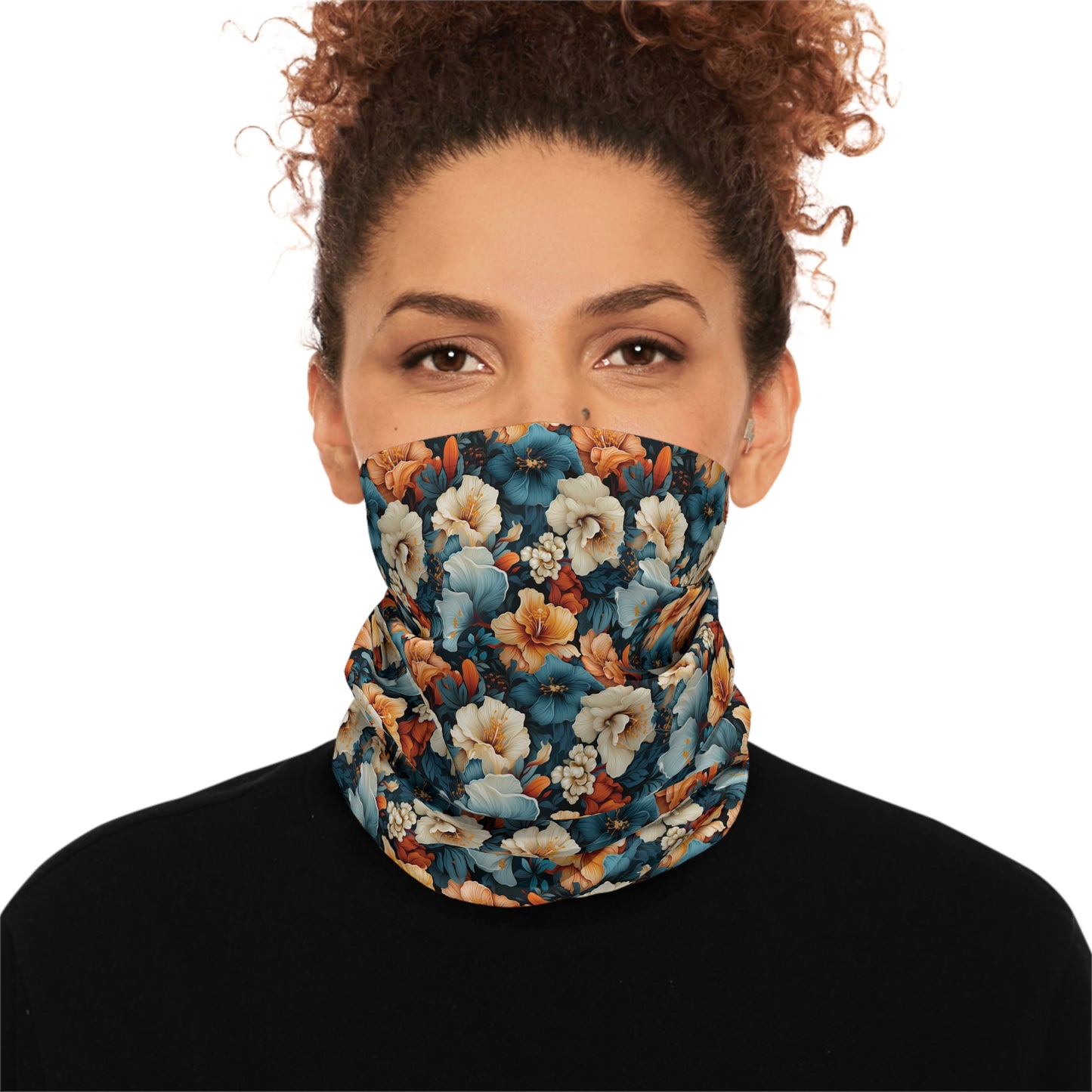 Blue & Tan Tropical Gaiter – Fall-Inspired Comfort