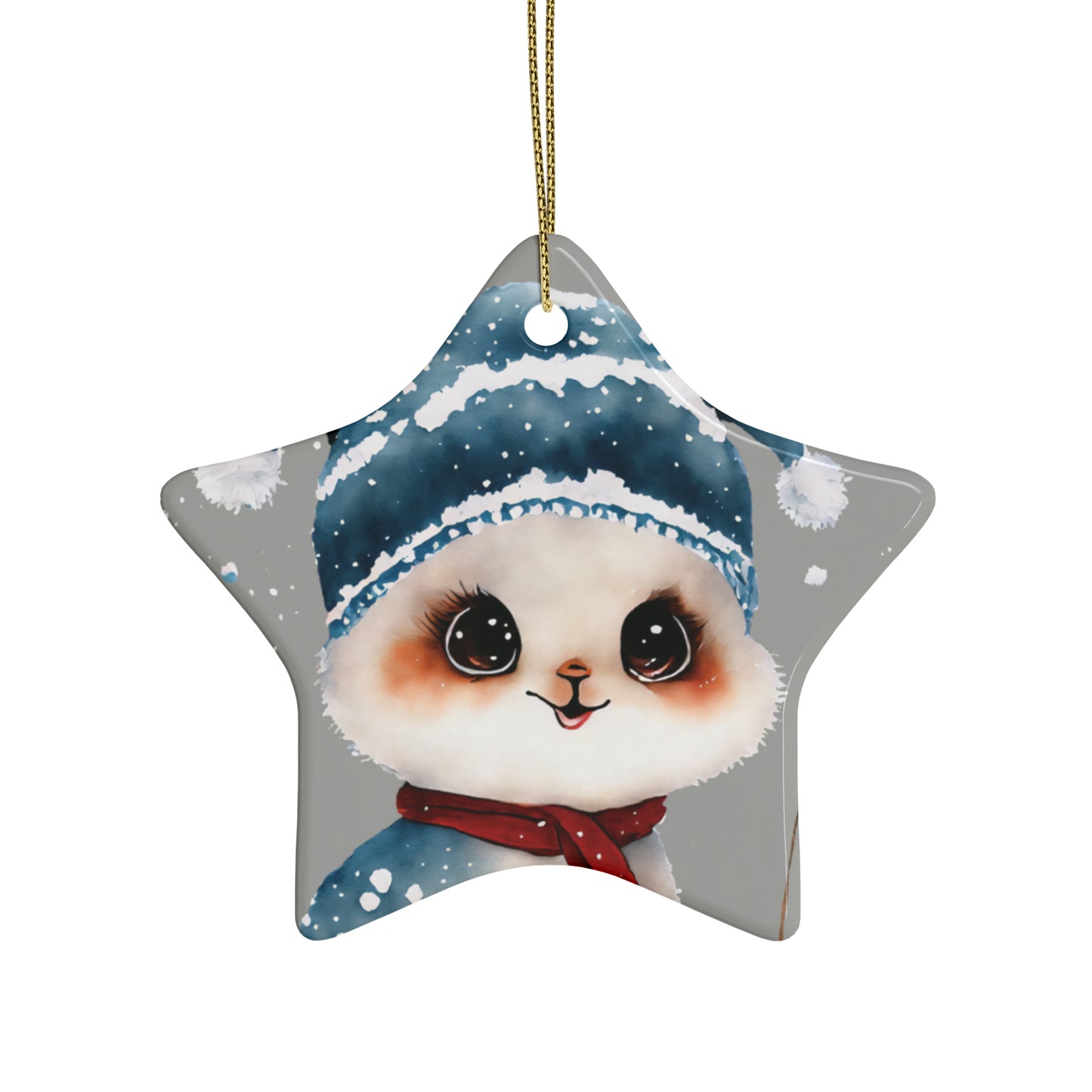Woodland Creature | Ceramic Christmas Ornaments (1pcs, 5pcs, 10pcs, 20pcs) - 3