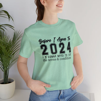 2024 Terms & Conditions - Unisex Jersey Short Sleeve Tee