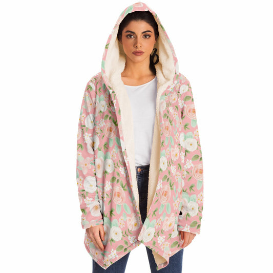 Easy Florals | Microfleece Cloak – Ultra-Soft Warmth & Deep Pockets
