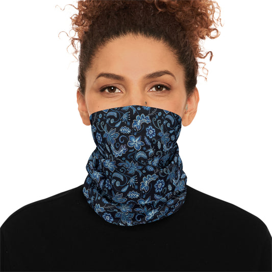 Western Embroidery-Inspired Floral Neck Gaiter – Stylish Warmth for Every Season