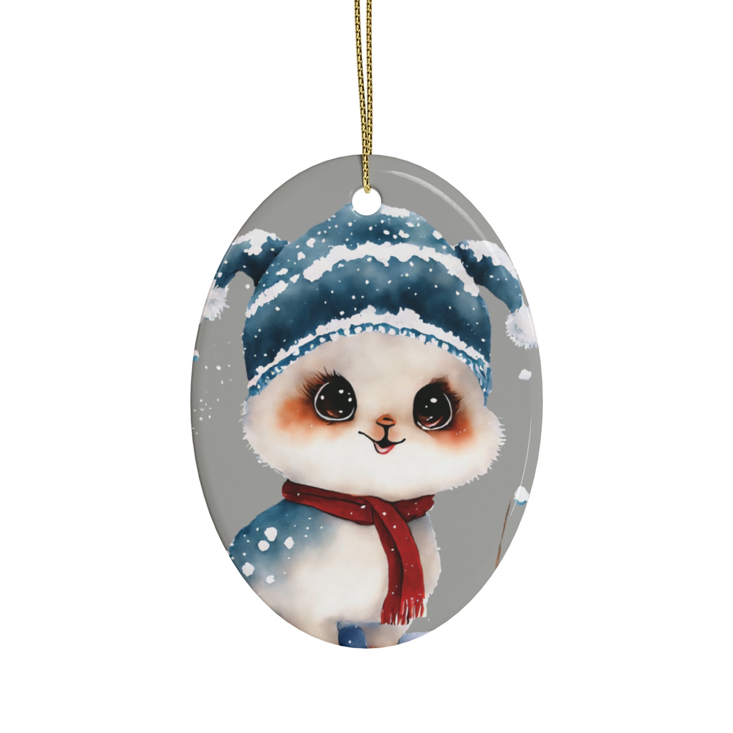 Woodland Creature | Ceramic Christmas Ornaments (1pcs, 5pcs, 10pcs, 20pcs) - 3