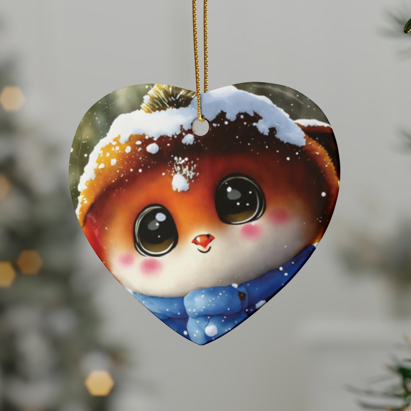 Woodland Creature | Ceramic Ornaments (1pcs, 5pcs, 10pcs, 20pcs) - 6