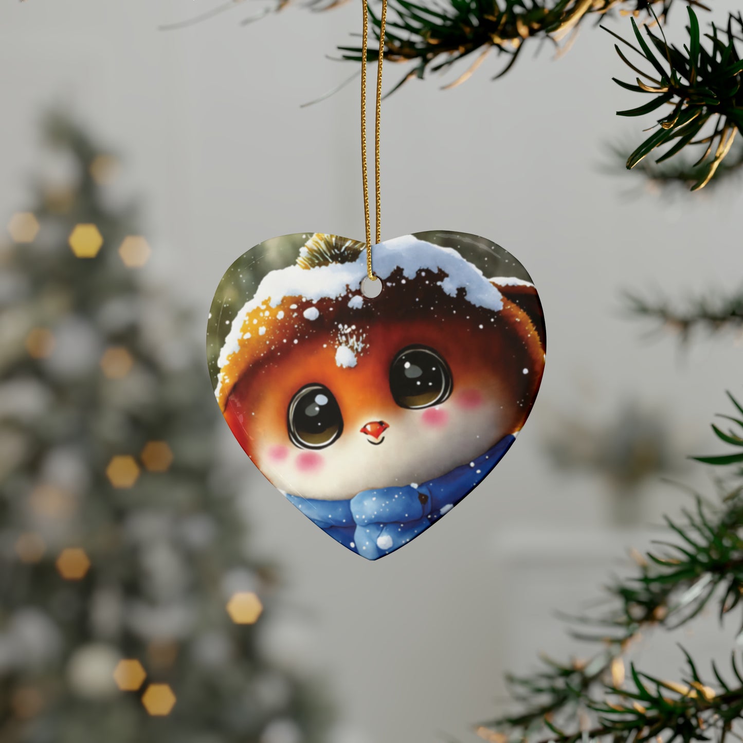 Woodland Creature | Ceramic Ornaments (1pcs, 5pcs, 10pcs, 20pcs) - 6
