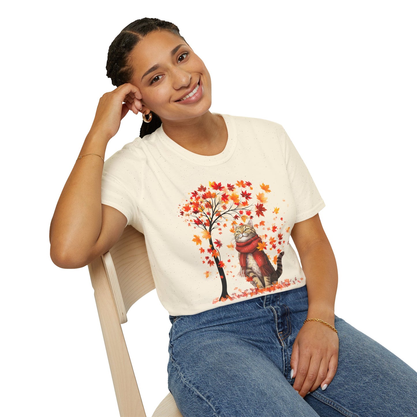 Autumn Feline | Unisex Softstyle T-Shirt