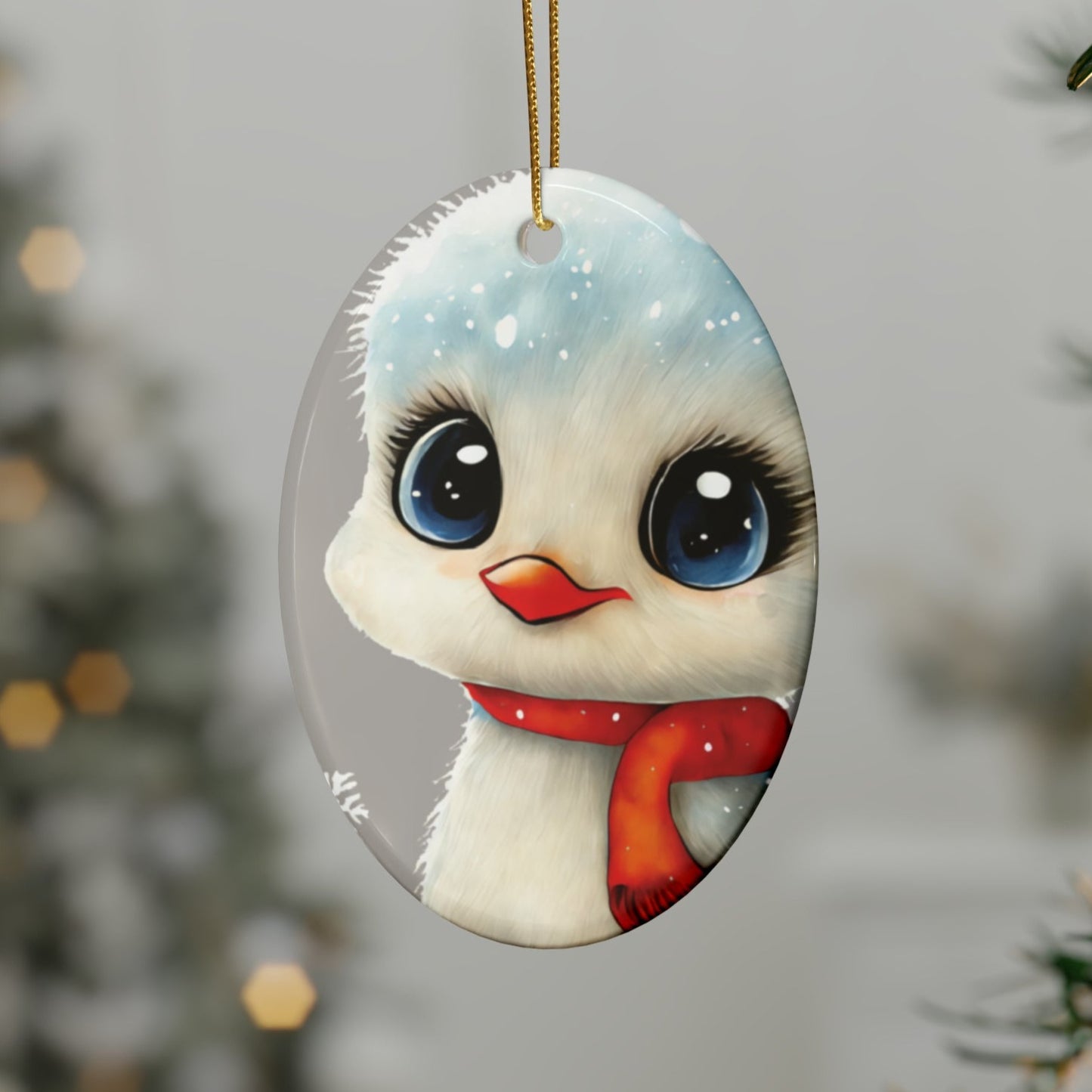 Woodland Creatures | Ceramic Christmas Ornaments (1pcs, 5pcs, 10pcs, 20pcs) - 10
