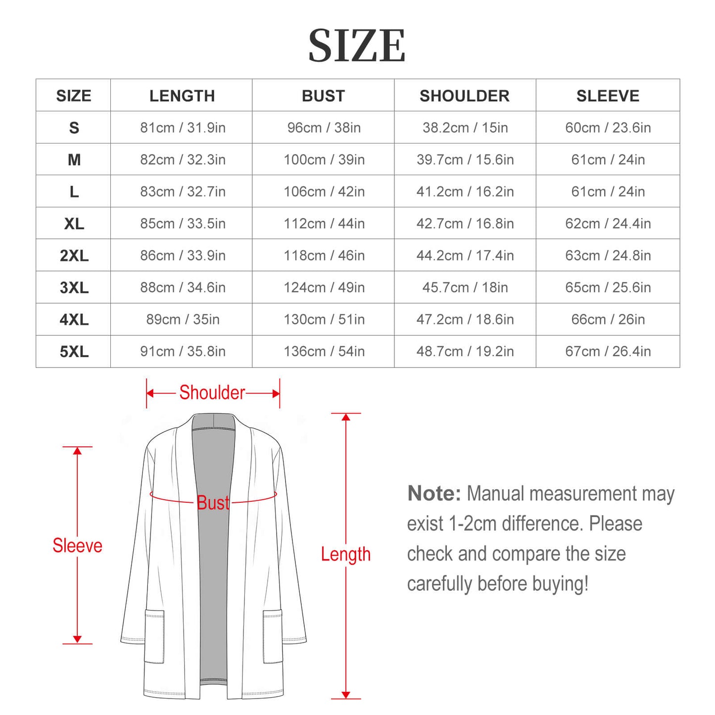 Share Your Pride | Women's Long Sleeve Cardigan With Pockets - Trans Flag Inspired