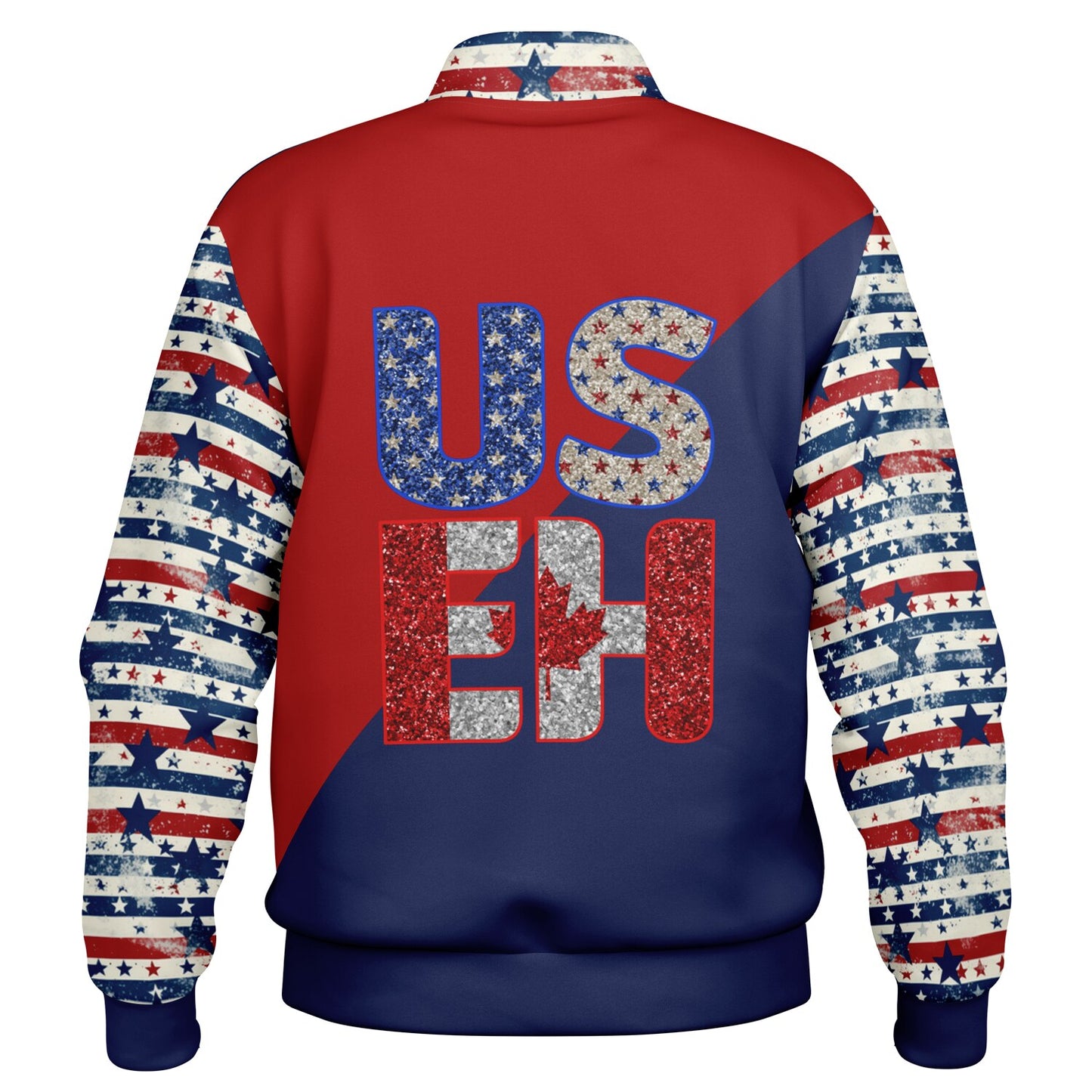 Retro US-EH - Premium Heavyweight Baseball Jacket – Unique Design, Comfort & Style