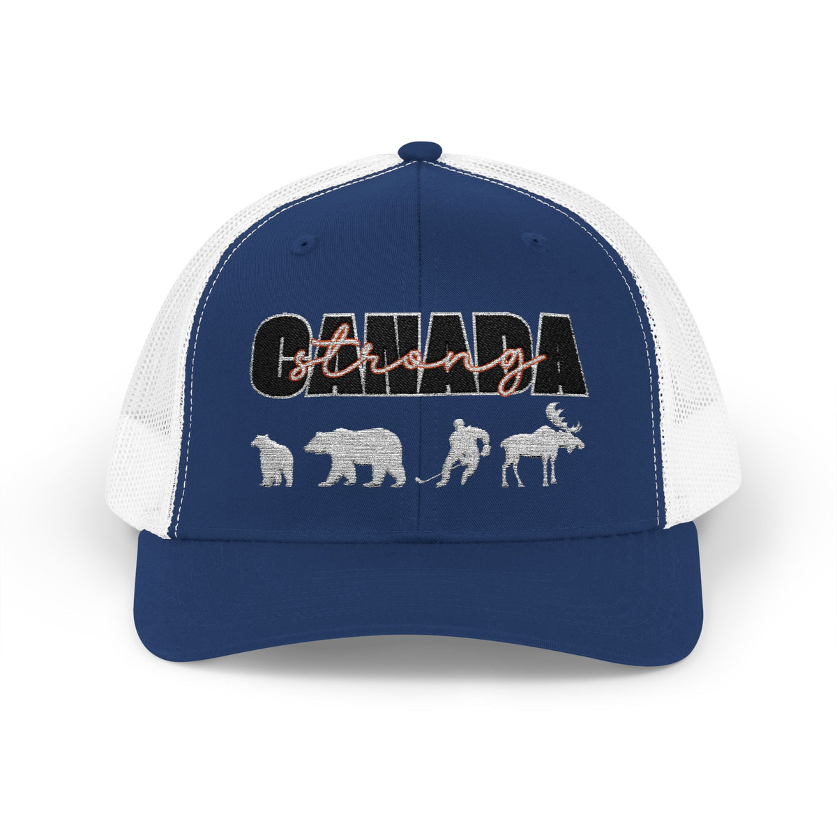 Canada Strong | Snapback Trucker Cap - White