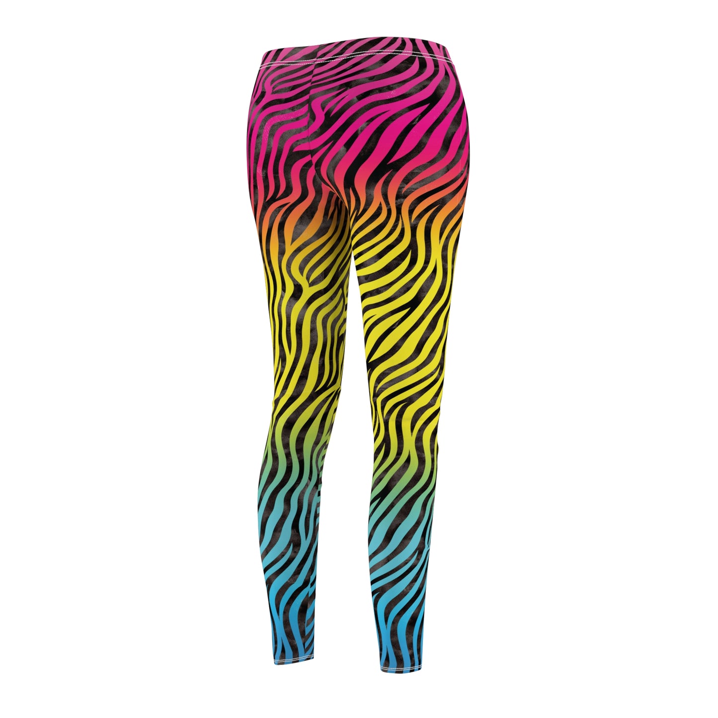 Zebra Print Neon Leggings