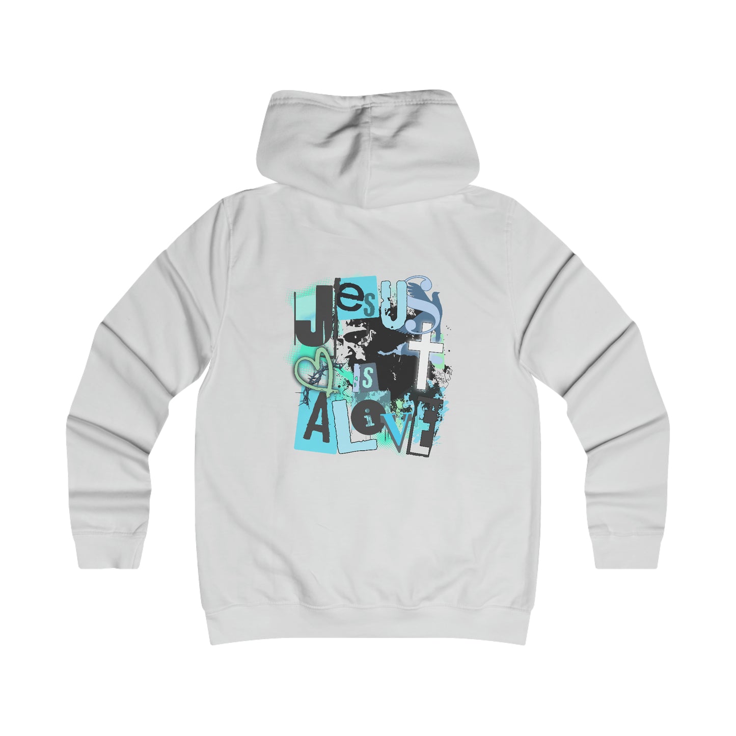 Jesus is Alive - Women's College Hoodie Let everyone know what you know!