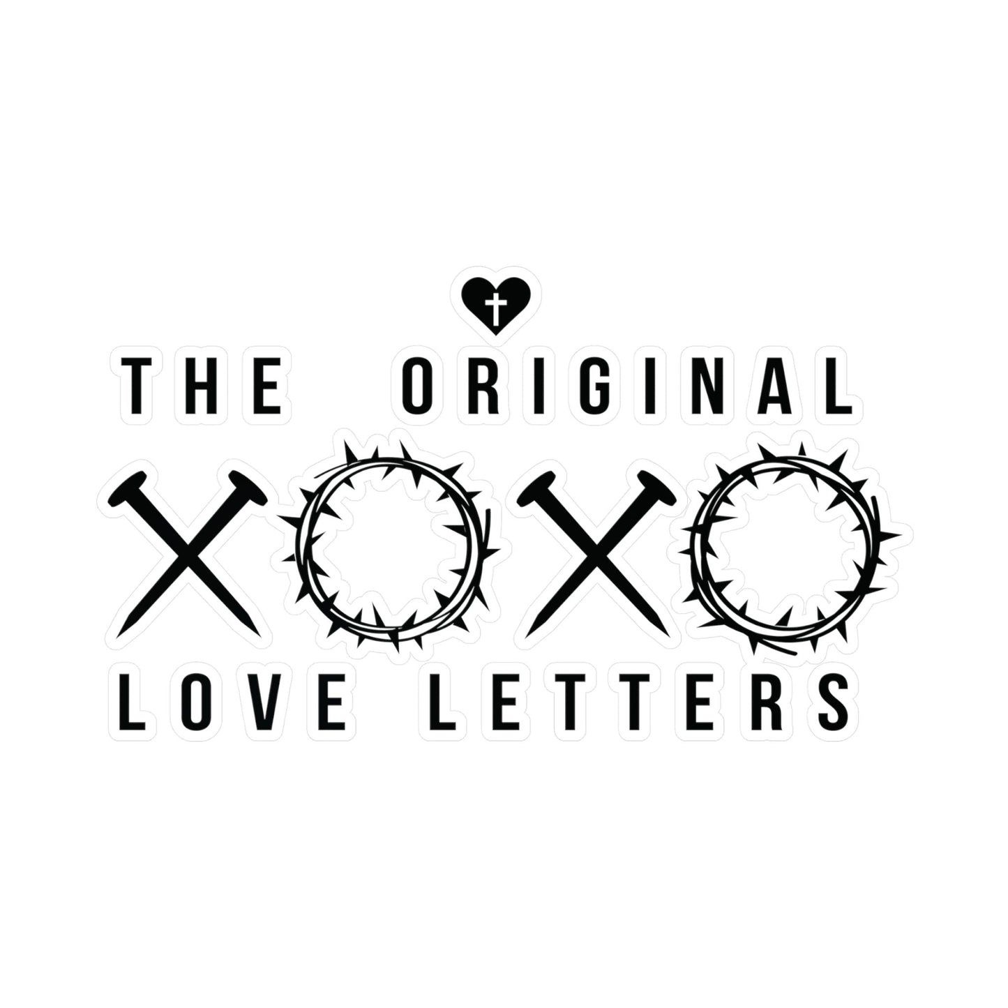 The Original Love Letters - Kiss-Cut Premium Vinyl Decals – Water-Resistant, Removable Adhesive, Durable