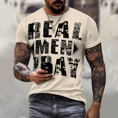 Real Men Pray - Men's Cotton Christian Tee - Various Colours