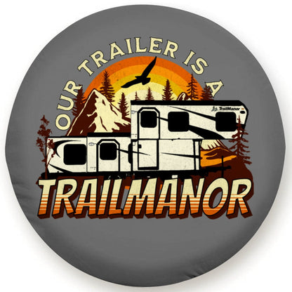 Our Trailer is a TrailManor - Tire Protector Cover