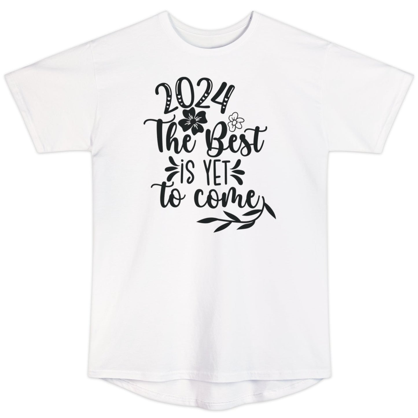 2024 The Best Is Yet To Come -  Unisex Long Body Urban Street Tee - New Years T-shirt