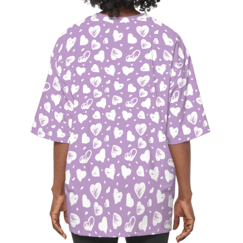 You're All Heart! | Women's Streetwear T-Shirt – Oversized Comfort, Bold Impact