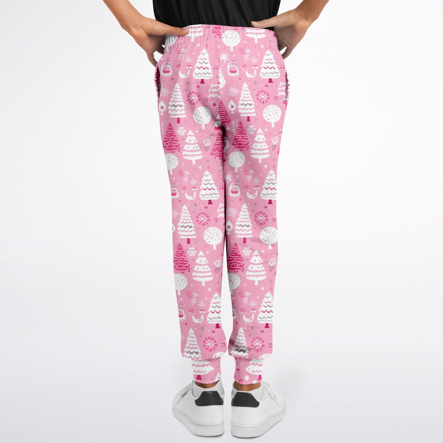 Pink Winter Wonderland - Fashion Kids/Youth Jogger - AOP