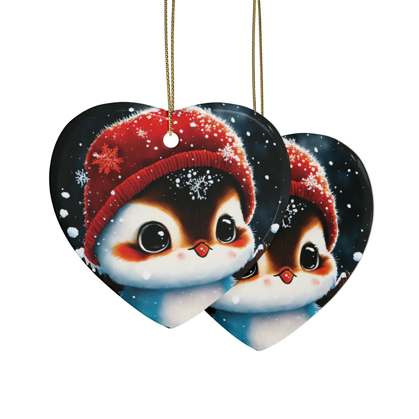 Woodland Creature | Ceramic Christmas Ornaments (1pcs, 5pcs, 10pcs, 20pcs) - 5