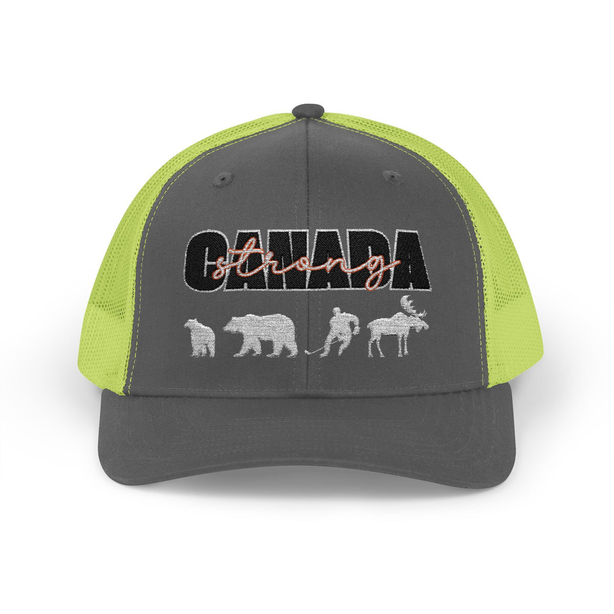 Canada Strong | Snapback Trucker Cap - White