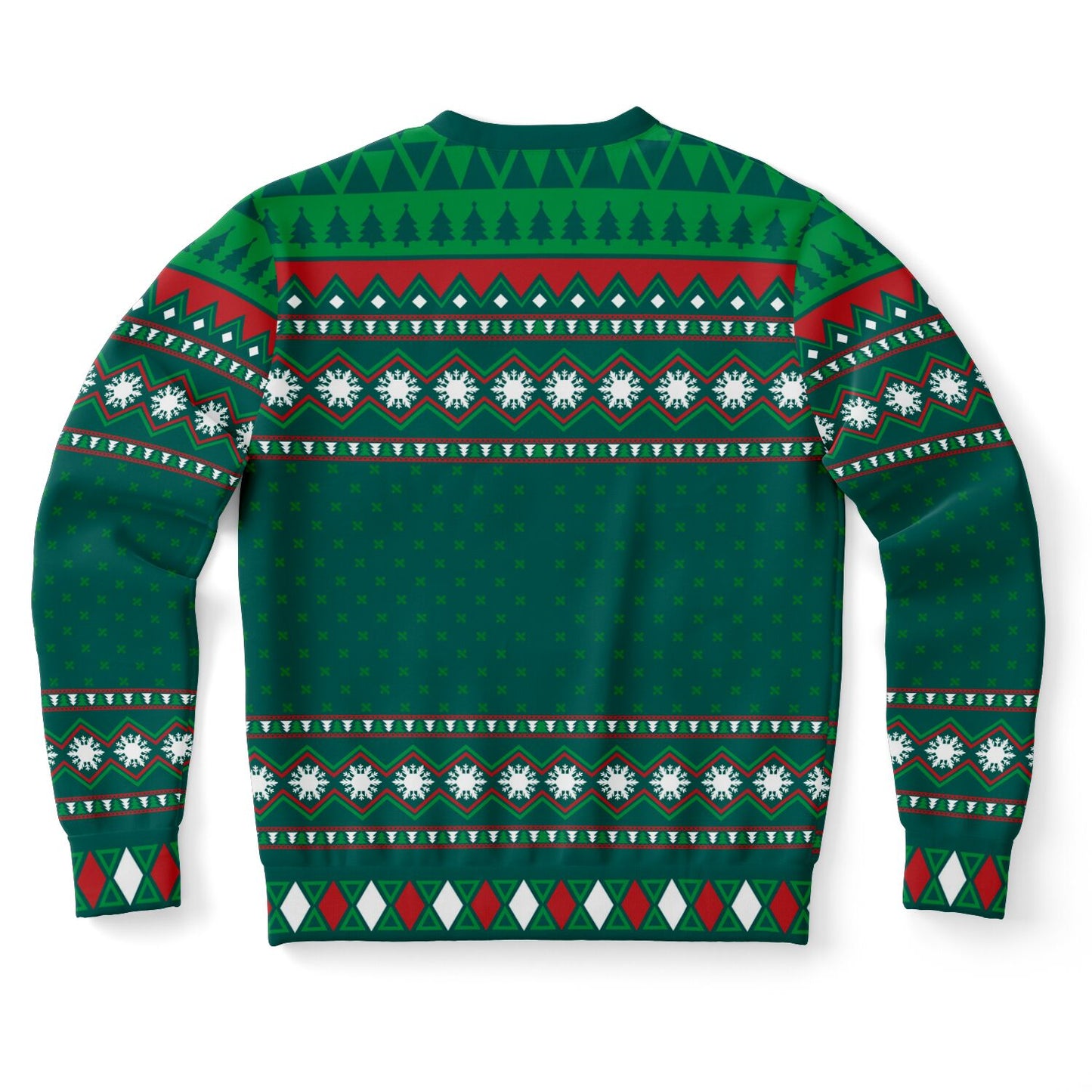 Bowling Christmas Ugly Sweater - Athletic Sweatshirt