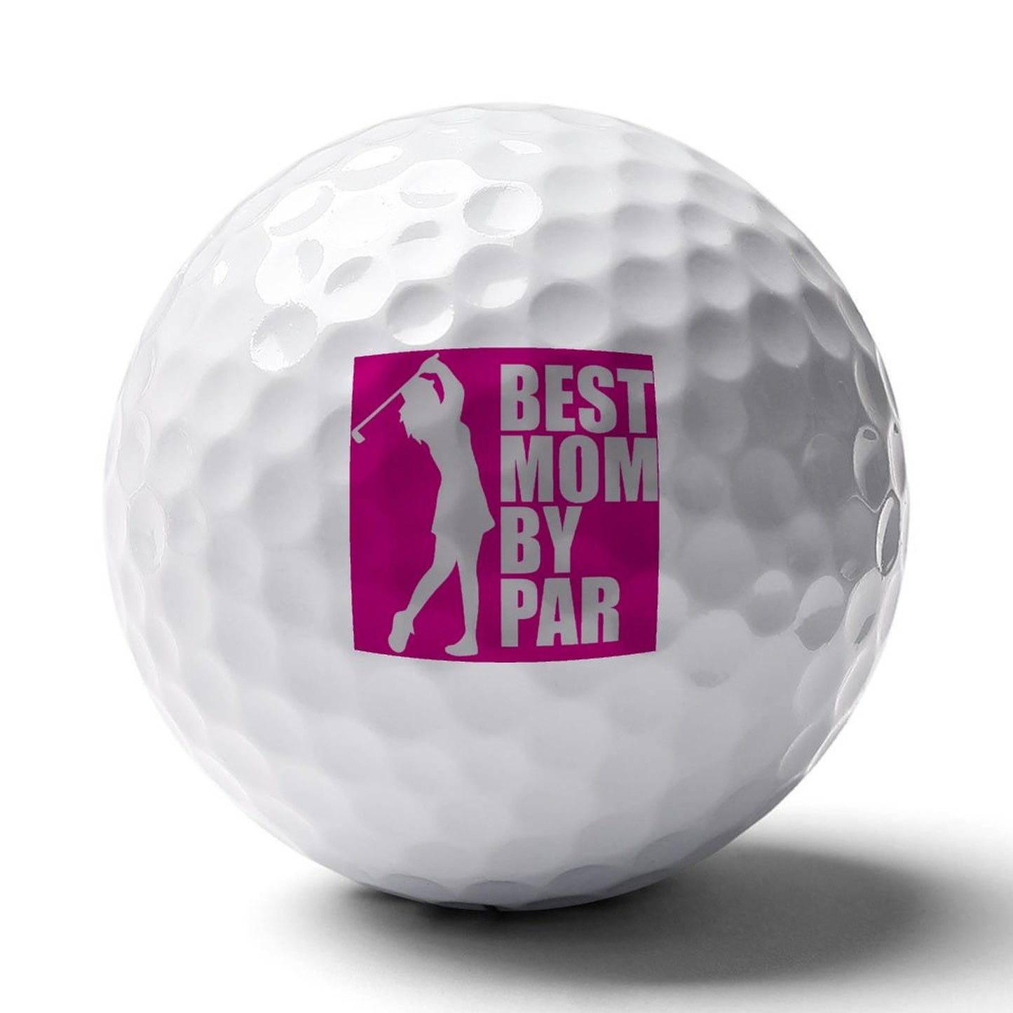 Best Mom by Par | Two-Layer Golf Ball – Fun Gift for Golf Moms