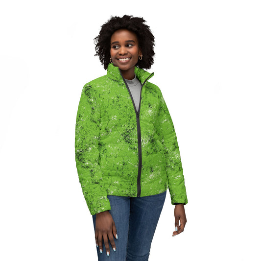 Grunge Collection Green - Women’s Puffer Jacket