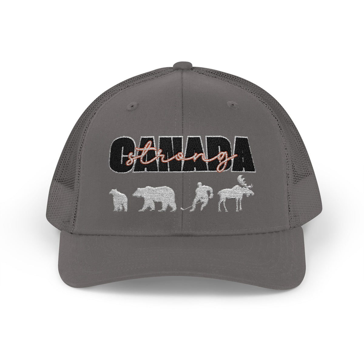 Canada Strong | Snapback Trucker Cap - White