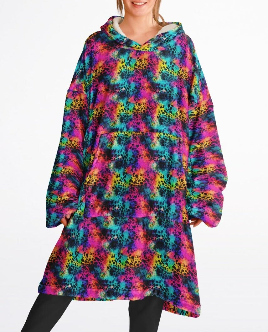 Rainbow Leopard - Snug Hoodie