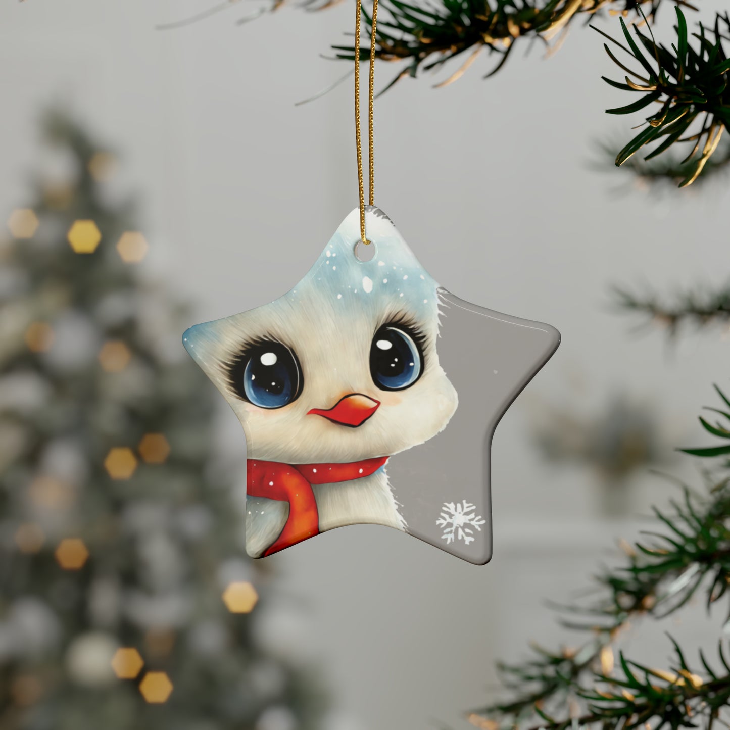 Woodland Creatures | Ceramic Christmas Ornaments (1pcs, 5pcs, 10pcs, 20pcs) - 10