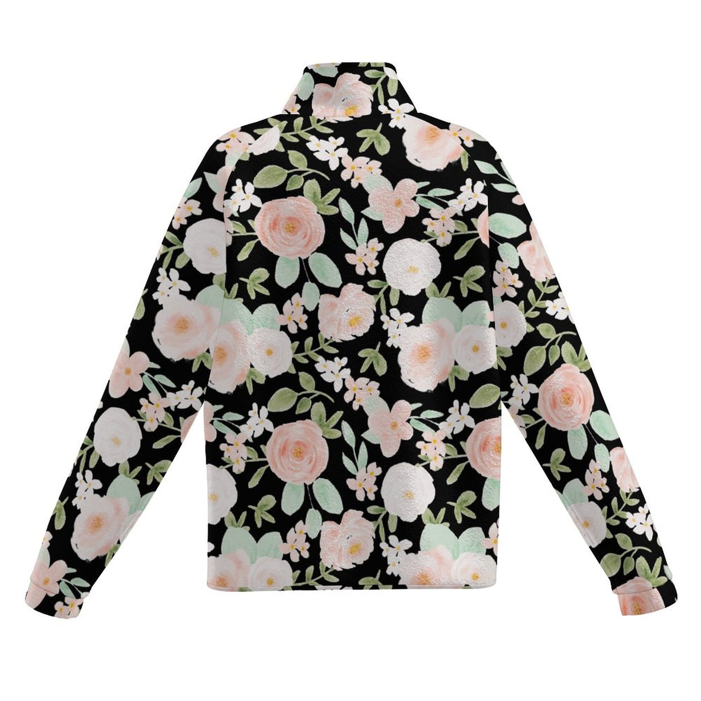 Easy Florals | Women's Casual Fleece Jacket - Warm, Soft, and Weekend-Ready