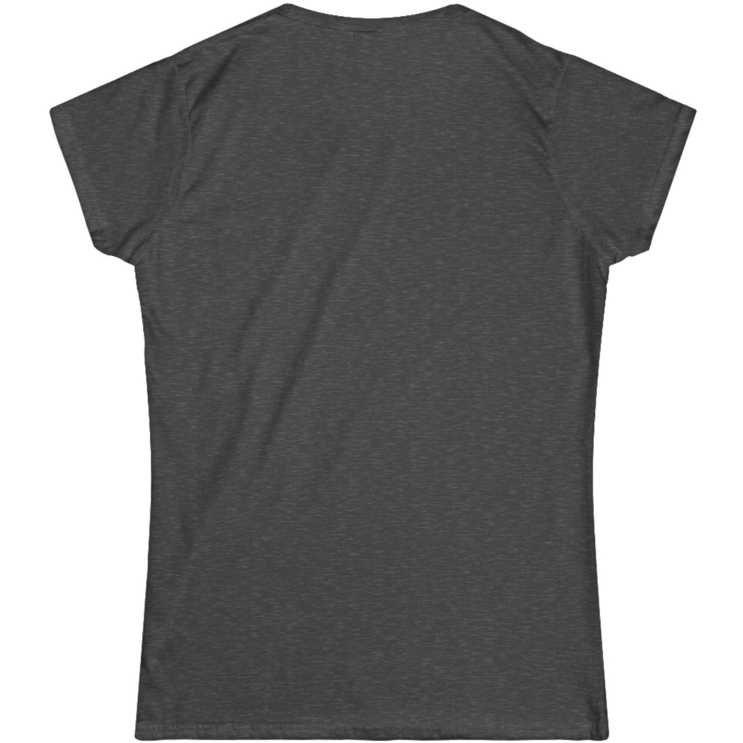 Heather gray t-shirt on a white background