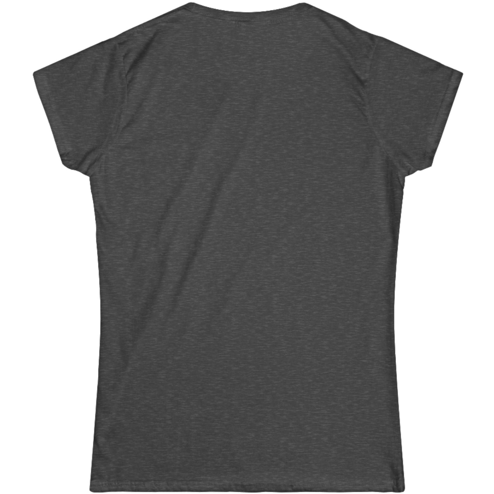Heather gray t-shirt on a white background