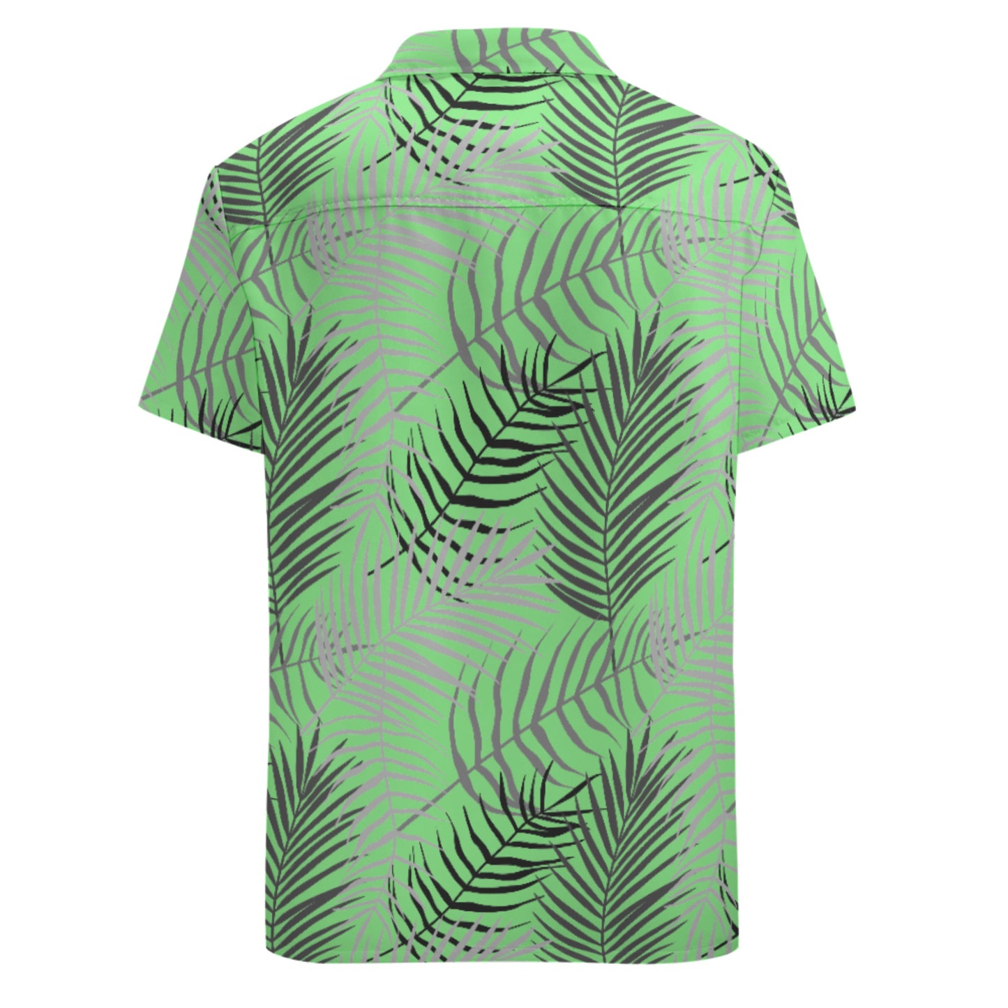 Tropical Fern Button Up Hawaiian Shirt - Perfect for your Summer Getaway!