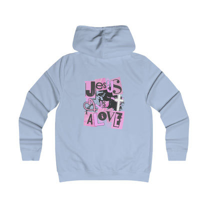 Jesus is Alive - Women's College Hoodie Let everyone know what you know!