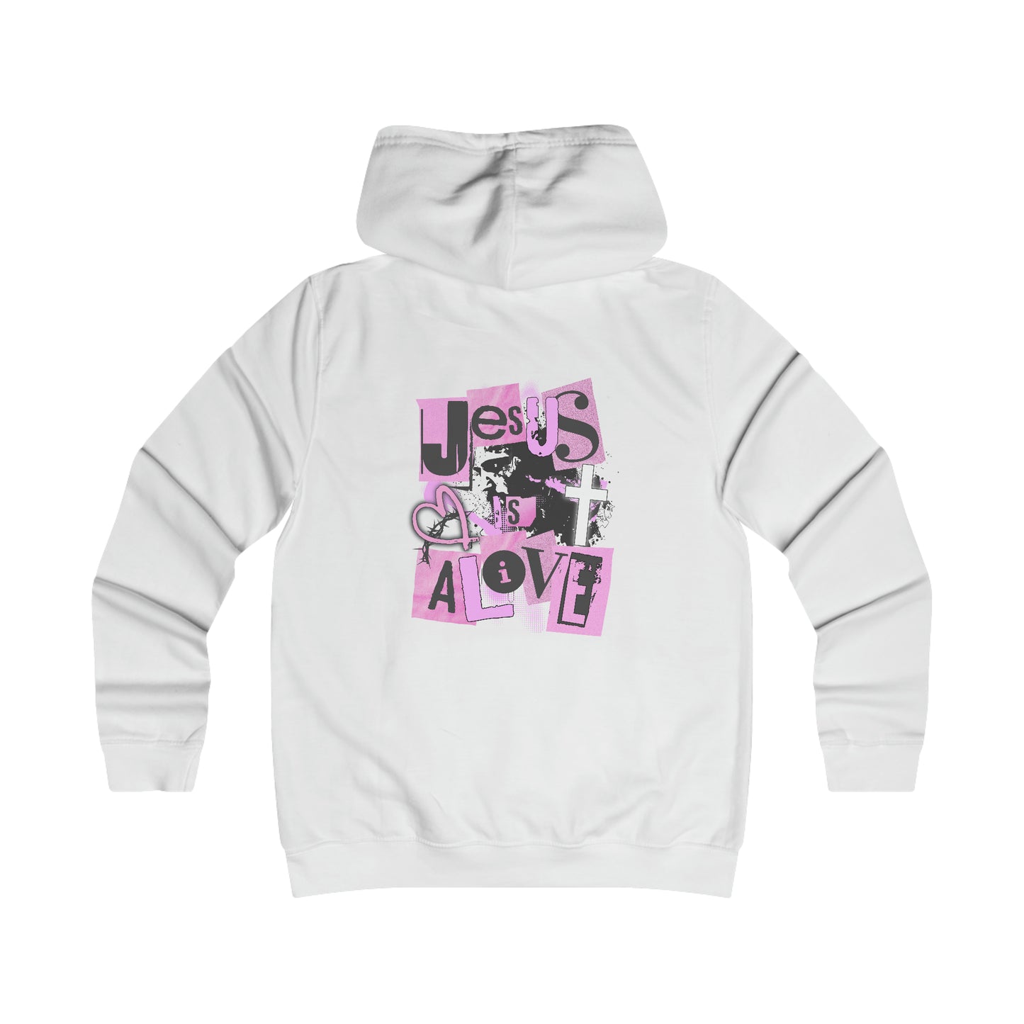 Jesus is Alive - Women's College Hoodie Let everyone know what you know!