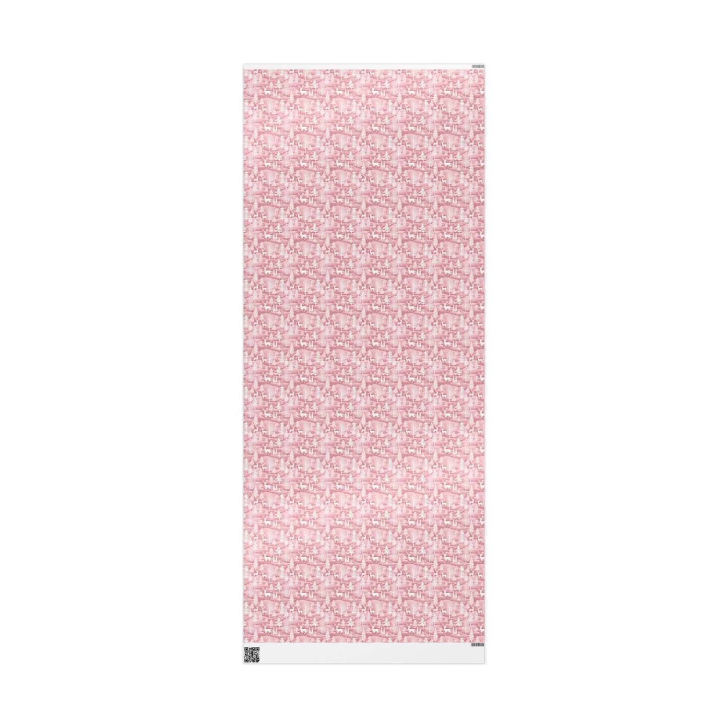 Pink Christmas Reindeer - Custom Wrapping Paper