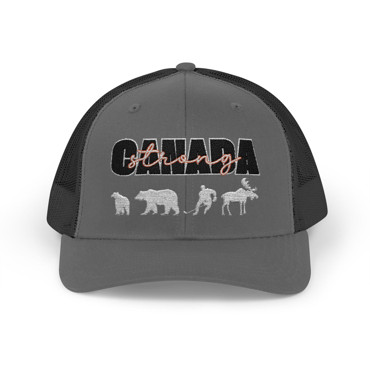 Canada Strong | Snapback Trucker Cap - White