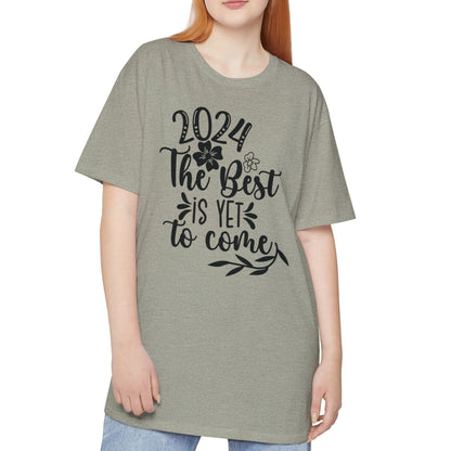 2024 The Best Is Yet To Come -  Unisex Long Body Urban Street Tee - New Years T-shirt