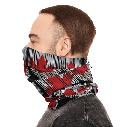 Peeking Canadian Flag Neck Gaiter – Bold Style for Any Season