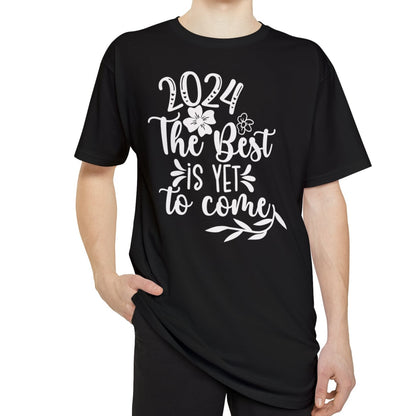 2024 The Best Is Yet To Come -  Unisex Long Body Urban Street Tee - New Years T-shirt