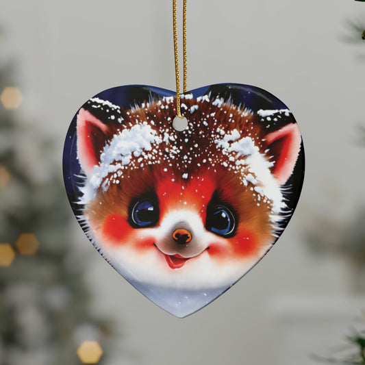 Woodland Creature | Ceramic Christmas Ornaments (1pcs, 5pcs, 10pcs, 20pcs) - 8