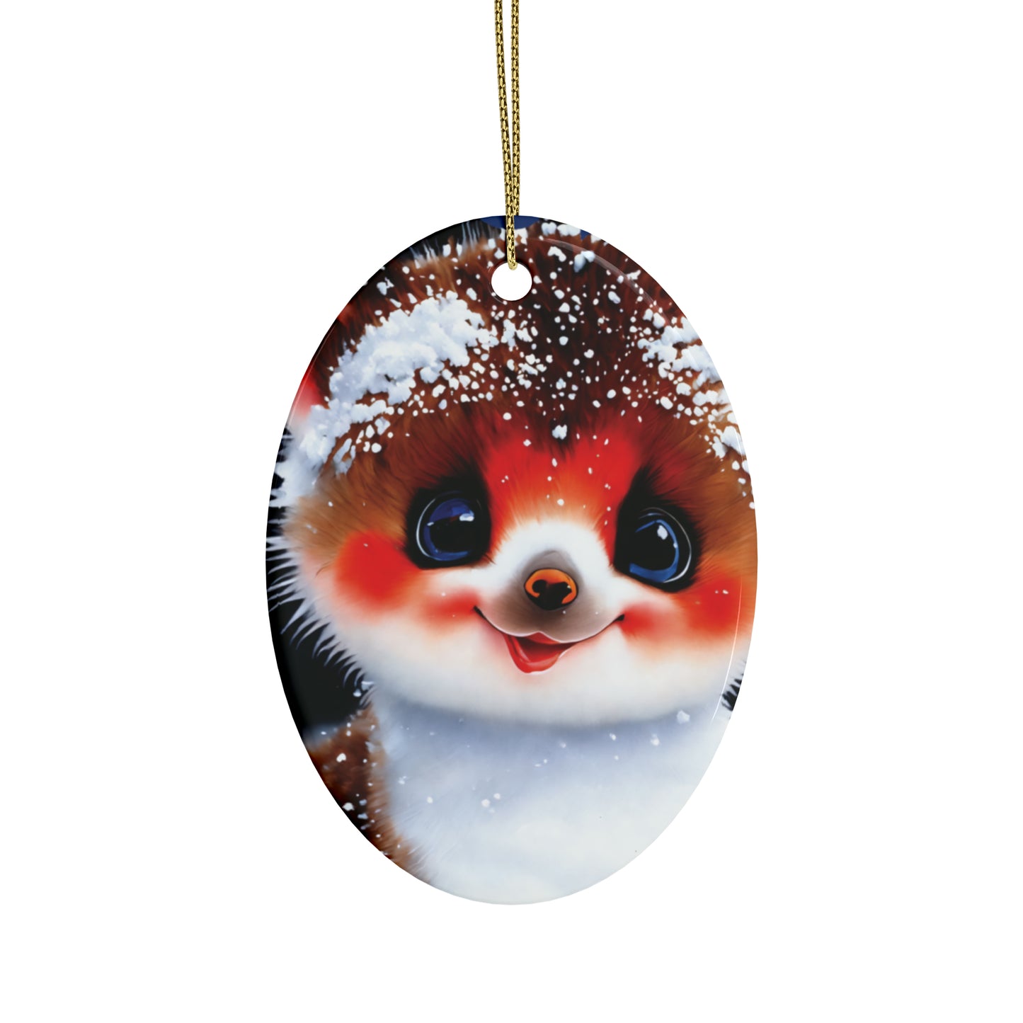 Woodland Creature | Ceramic Christmas Ornaments (1pcs, 5pcs, 10pcs, 20pcs) - 8