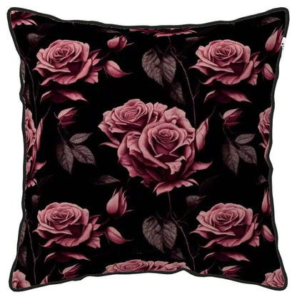 Velvet Bordered Pillow Covers (Double-Sided Design)