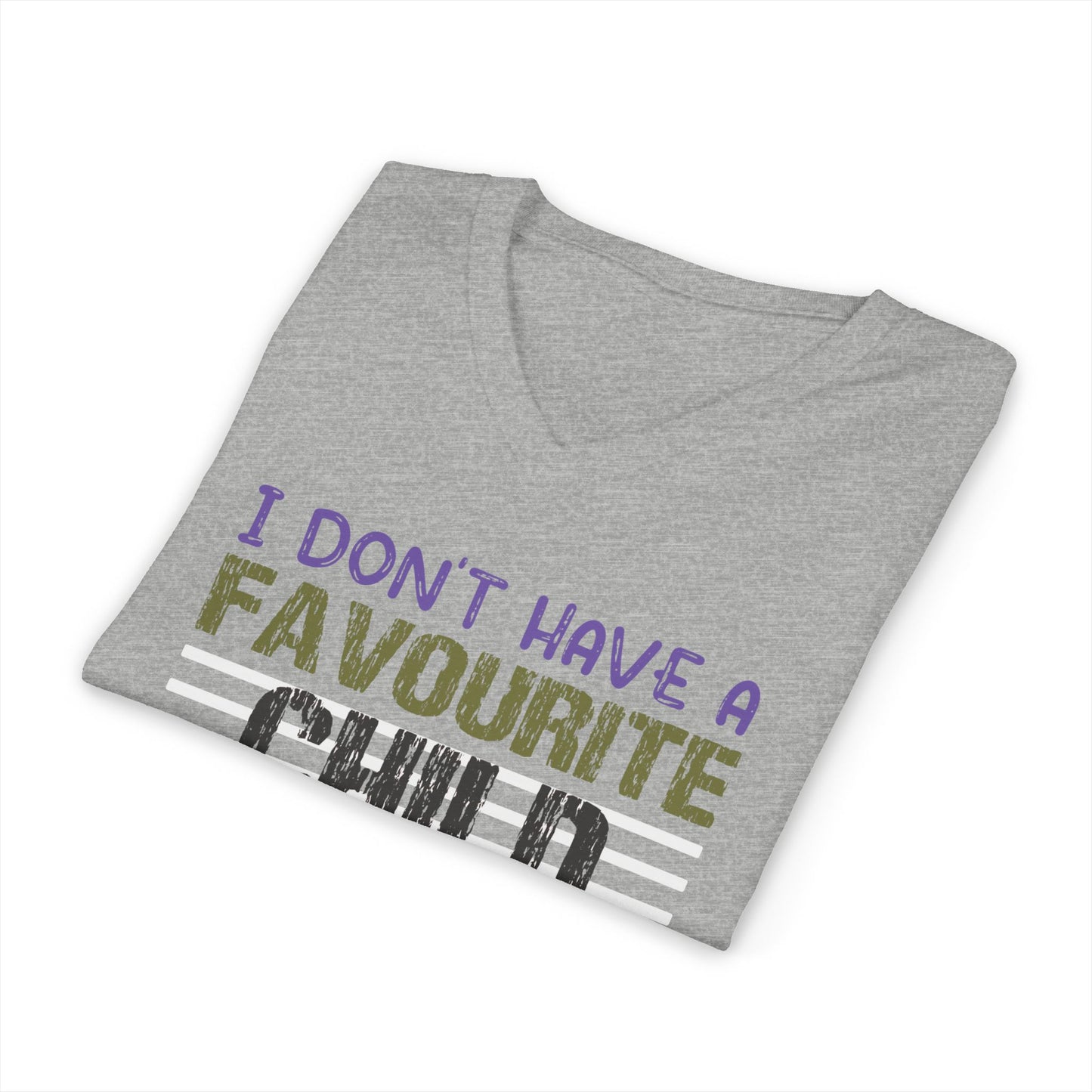 FAVOURITE Child | Unisex Jersey Short Sleeve V-Neck Tee